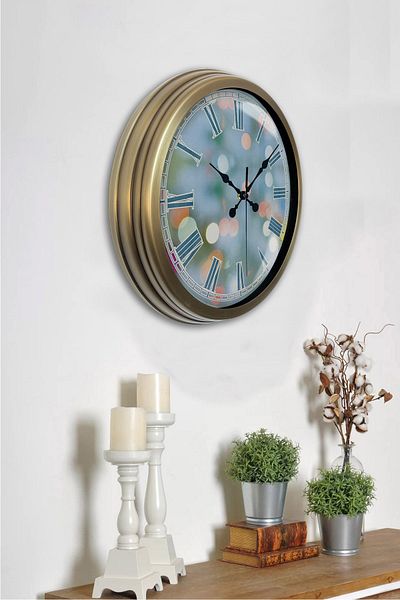 Kasva Concept Antique Metal Modern Wall Clock 40 cm