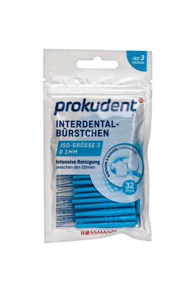 prokudent 0.6 mm Dental Intermediate Brush 32 Pieces