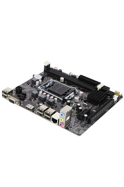 TURBOX Workteam H61c Sata Ddr3 1600mhz Usb 2.0 Vga Hdmi Audio Lan 1155p 2.3.gen اللوحة الأم