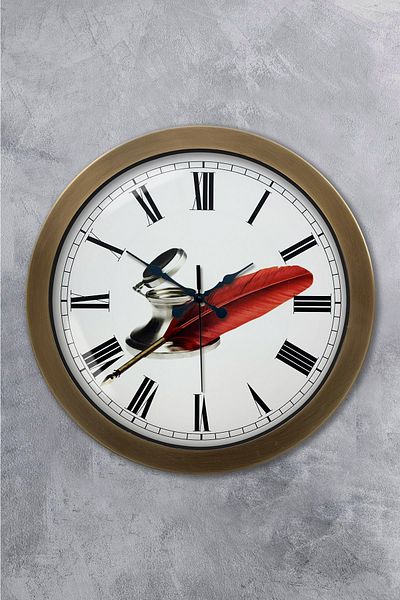 Kasva Concept Antique Metal Vintage Wall Clock