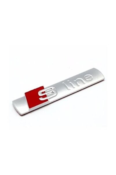 Şanlı Audi S-line Plastik Krom Arma Logo Sticker