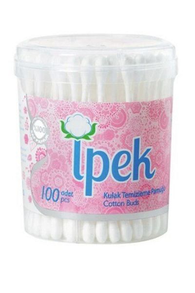İpek Ear Cotton Round 100 Pieces 5 Pieces