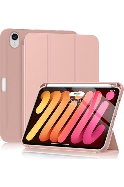 UnDePlus Ipad Mini Uyumlu  6 8.3inç Kılıf Kalem Bölmeli Smart Case A2567 A2568 A2569