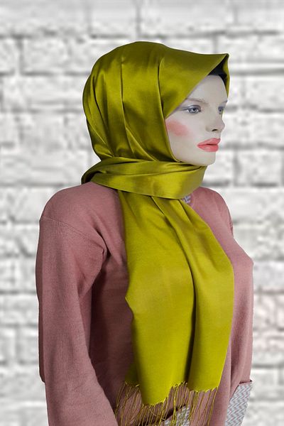 YAKUT Cashmere Double Color Gilded Soft Shawl 08