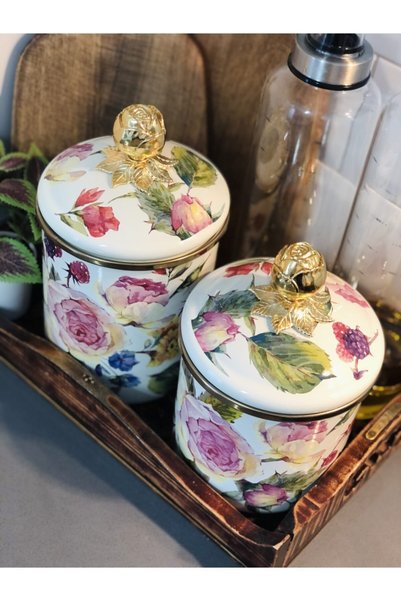 Miss Betty Rose Enamel Jar 2Pcs