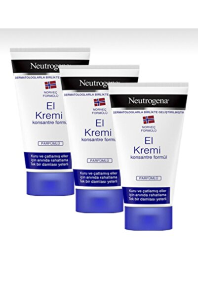 Neutrogena كريم معطر لليدين 50 مل × 3 قطع معطر 50 مل × 3 قطع