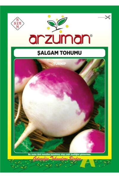 Arzuman 1000 Adet Şalgam Turp Tohumu