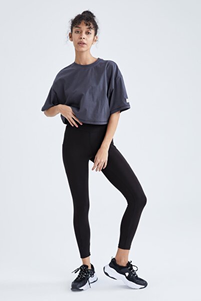 DeFacto Fit Yüksek Bel Sporcu Tayt