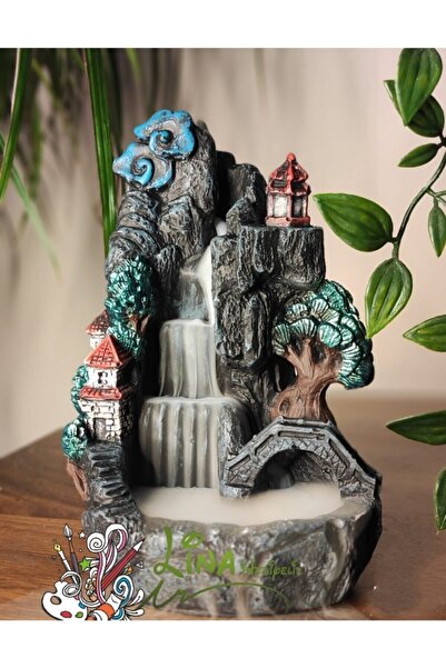 TÜTSÜ SEPETİ Köprülü Dağ Geri Akış Şelale Tütsülük 3 Adet Koni Hedıye