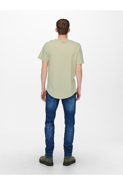 Only & Sons Matt Longy Ss Tee Noos Men's Beige T-shirt22002973-06