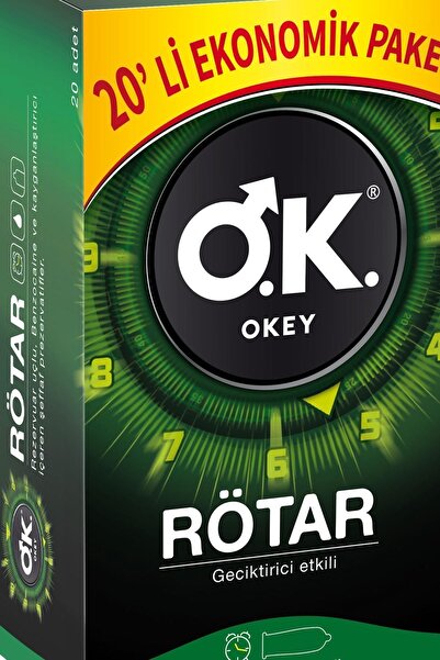 Okey Marka: Okey Rötar Prezervatif 20'li Kategori: Prezervatif