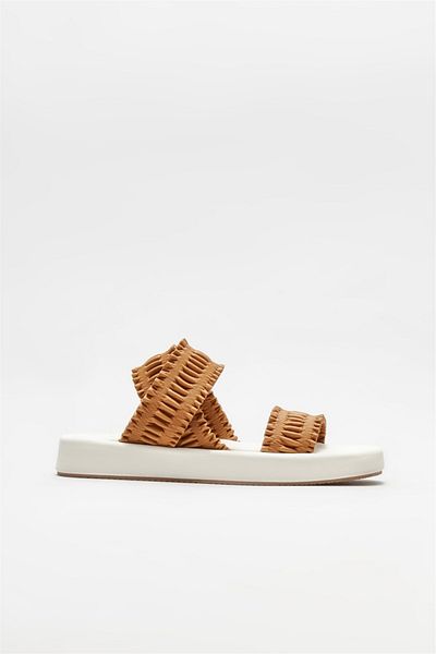 Elle Shoes Tan Women's Sports Sandals