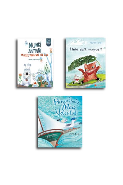 Kumdan Kale Yayınları 4-9 Yaş Seti 3 Kitap