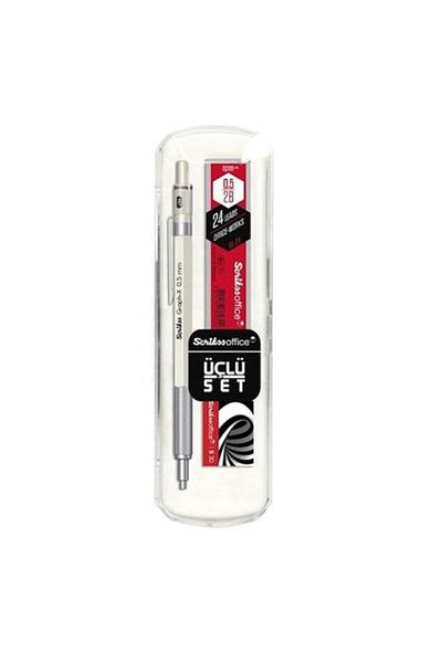 Scrikss Graph-x Versatil Pen Set of 3 0.5mm White