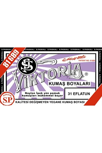 Viktoria Viktoria Toz Kumaş Boyası - 10-13 gr - 31 Eflatun
