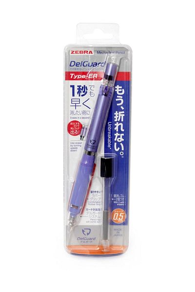 Zebra Delguard Type-er Mechanical Pen Purple (0.5 mm)