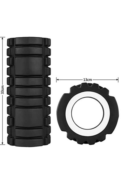 Povit Black Foam Roller Serrated Blk76-s