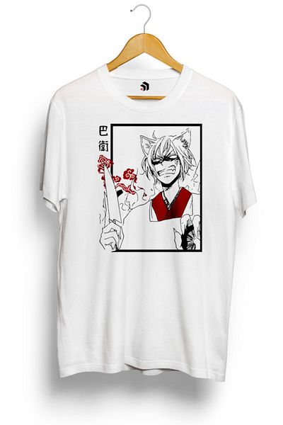 karikatürstore Tomoe Anime Printed T-Shirt