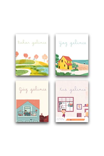 Kumdan Kale Yayınları Dört Mevsim Seti (4 Yaş ) 4 Kitap