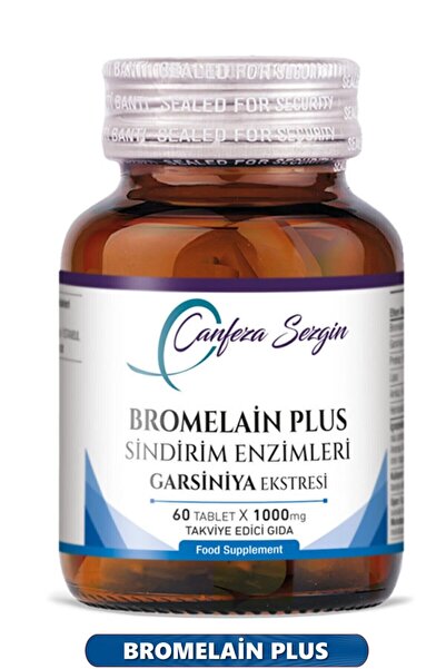 Canfeza Sezgin BROMELAİN PLUS 60 Tablet Sindirim Enzimleri Garsiniya Ekstresi