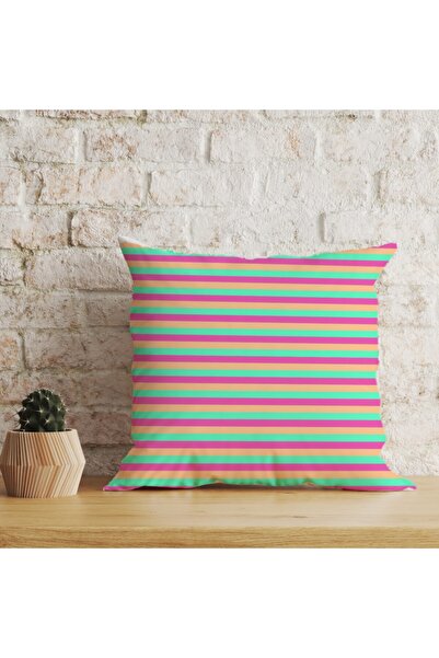 LadiesHome Husă decorativă pentru pernă cu două fețe, digitală, cu imprimeu d...