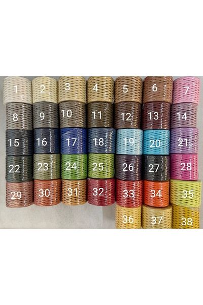 Alfa Tasarım Raffia Thread (200 Grams) / Pink Raffia - Color No:21