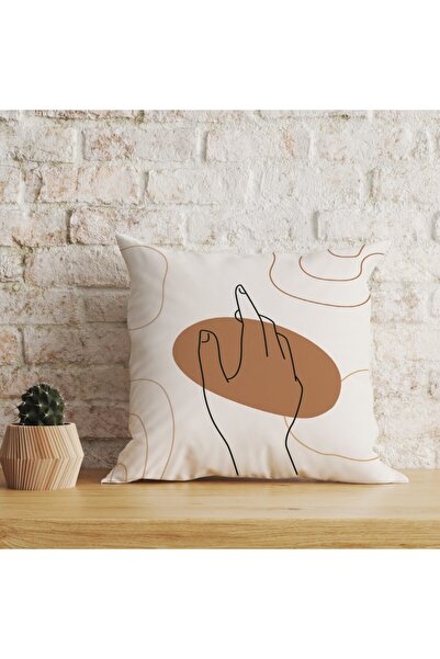 LadiesHome Husă decorativă pentru pernă cu două fețe, digitală, cu imprimeu d...