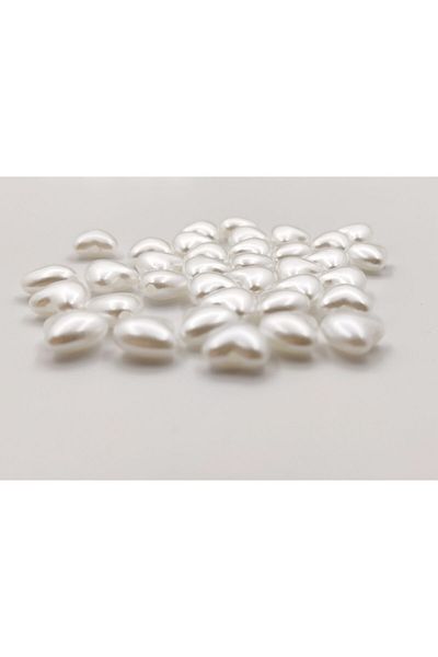 yiğit aksesuar 150 Pieces Pearl Bead Heart Model