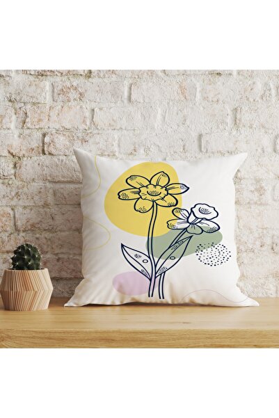 LadiesHome Husă decorativă pentru pernă cu două fețe, digitală, cu imprimeu d...