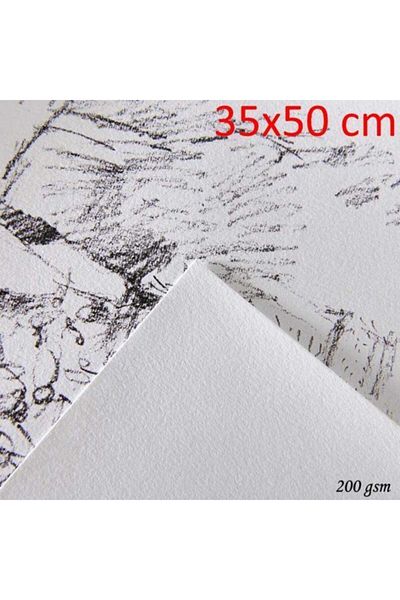 Canson 1557 Dessin Ja White - 200g, 35x50cm, 10 Paper Pieces