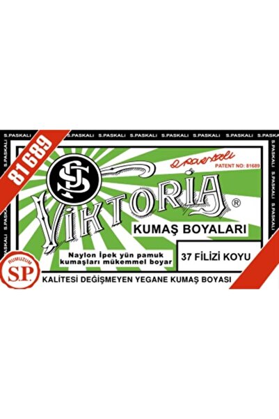 Viktoria Viktoria Toz Kumaş Boyası - 10-13 gr - 37 Filizi Koyu