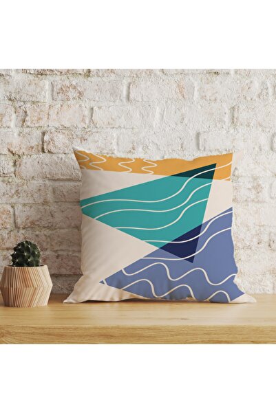 LadiesHome Husă decorativă pentru pernă cu două fețe, digitală, cu imprimeu d...