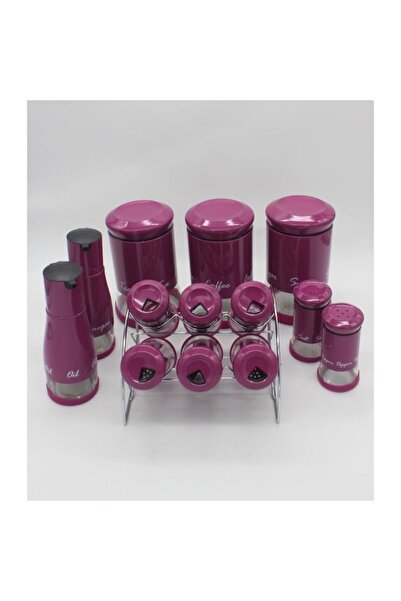 Genel Markalar Arow 2728 Aromi Baharatlık-sirkelik-yağlık 13 Parça Çeyiz Seti...