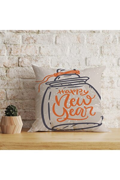 LadiesHome Husă decorativă pentru pernă cu două fețe, digitală, cu imprimeu d...