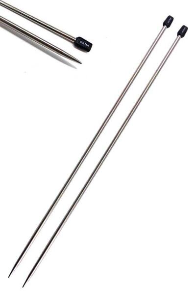 Masal Örgü Evi ابرة الحياكة سلطان/يابالي تيتانيوم 35 سم 10 ملم