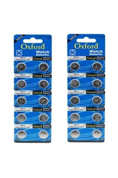 Oxford 20 Adet Ag13 Alkalin Lr44h A76 Sr44 357 Alkalin Düğme Pil