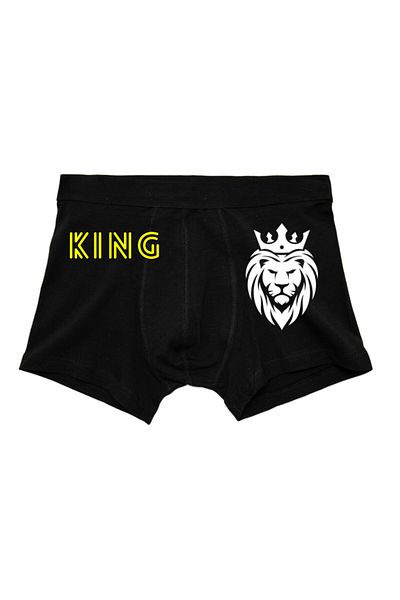 BoxerMasters Ανδρικός\man Boxer με εμπριμέ King Lion