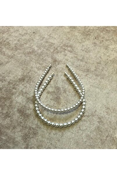 Bijuteri Online Coroana albă cu perle, pachet de 2