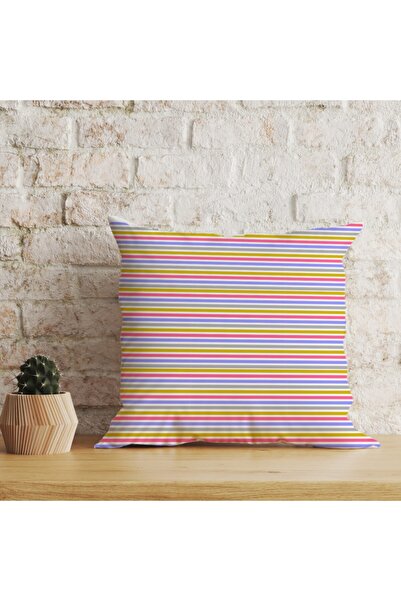 LadiesHome Husă decorativă pentru pernă cu două fețe, digitală, cu imprimeu d...