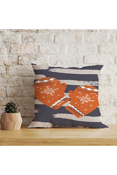 LadiesHome Husă decorativă pentru pernă cu două fețe, digitală, cu imprimeu d...