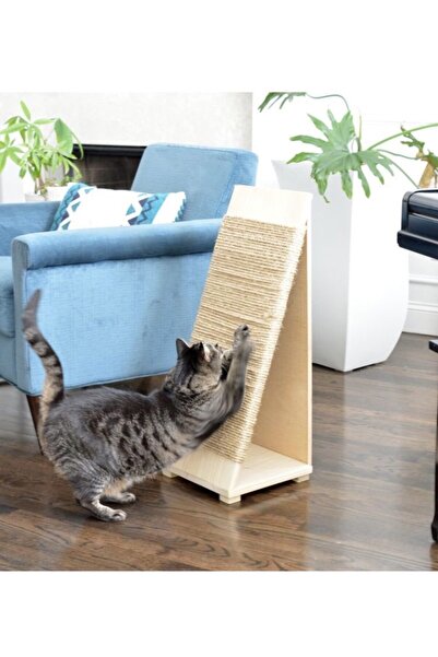 naturbird Kedi Tırmalama Tahtası Doğal Ağaç
