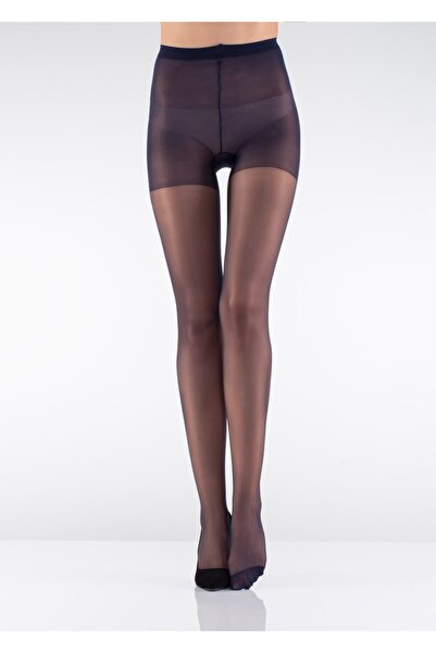 İTALİANA 15 Denye Parlak Burunsuz Külotlu Çorap - Lacivert