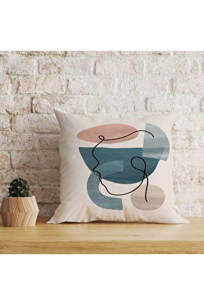 LadiesHome Husă decorativă pentru pernă cu două fețe, digitală, cu imprimeu d...