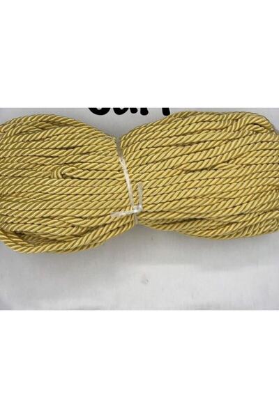 Genel Markalar 50 Mt Sarı Kordon Ip 8mm Renkli Halat Ip Supla Ve Kapı Süsü Ipi Hobi Süsleme – El Iş – El Işi Malze