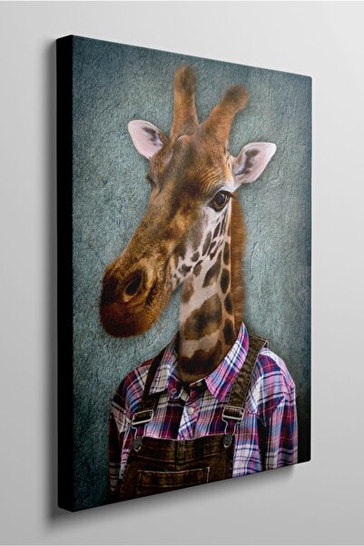 KanvasSepeti Koncept ljudske odjeće na temu žirafe, promena, apstraktna slika...