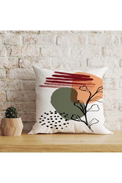 LadiesHome Husă decorativă pentru pernă cu două fețe, digitală, cu imprimeu d...