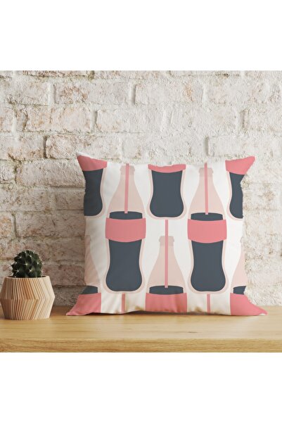 LadiesHome Husă decorativă pentru pernă cu două fețe, digitală, cu imprimeu d...