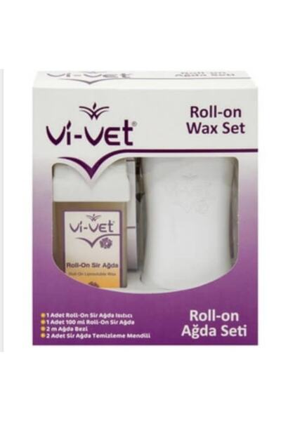 Vi-vet Vivet Kartuş Ağda Makinesi + Vivet Rollon Ağda