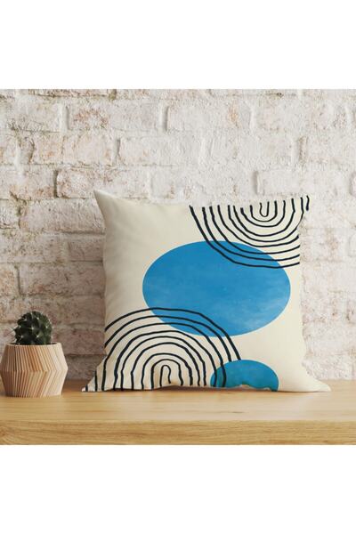 LadiesHome Husă decorativă pentru pernă cu două fețe, digitală, cu imprimeu d...