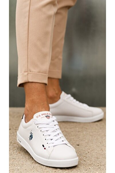 U.S. Polo Assn. Білі чоловічі кросівки Повсякденне спортивне взуття